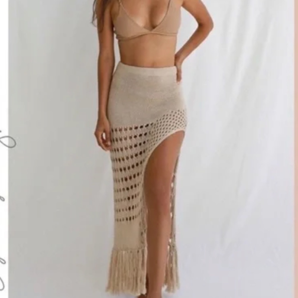 Flook The Label Georgie Maxi Skirt Beach. Size S